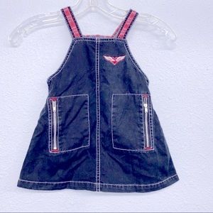 Toddler Tommy Hilfiger overall dress sz 18-24 mo